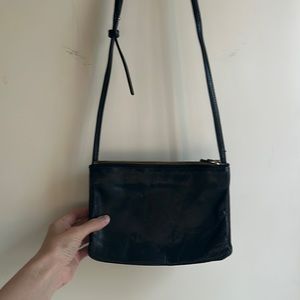 Céline Phoebe Philo small black trio smooth lambskin